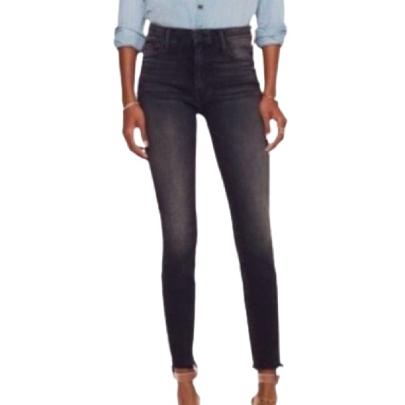 MOTHER Denim - MOTHER Denim Looker Ankle Fray Gray Size 27 EUC